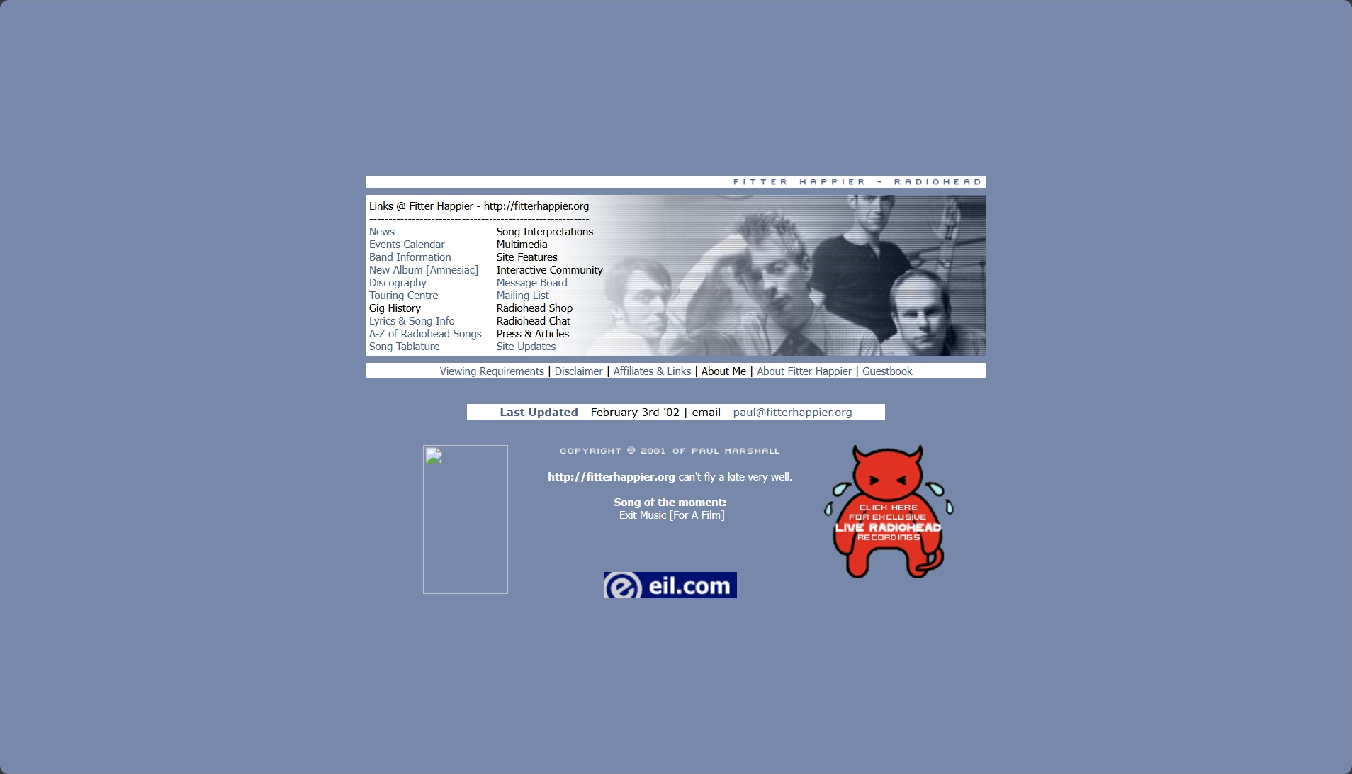 fitter happier main page